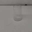 Clear Glass Vase for Flower, Flower Vase for Bouquet, Modern Glass Vases, Ribbed Vases for Living Room, Bedroom, Dining Table, Office, Wedding, Centerpieces, 8 Inches (Large)