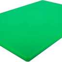 Professional Green Plastic Cutting Board - 18 x 12 Inch Large, HDPE and NSF for Restaurants and Food Service, Dishwasher Safe