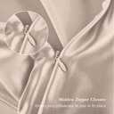 Silk Pillowcase 2 Pack, Natural Mulberry Silk Pillow Case, Anti Acne Silk Pillowcase for Hair and Skin, King Size Silk Satin Pillowcase Set of 2 with Hidden Zipper, Gifts for Women Men, Champagne