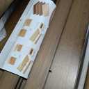 Wire Shelf Covers, Bamboo Wire Rack Covers (5PCS, 32" W x 12" D) Walnut
