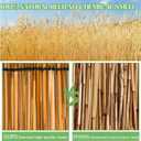 Natural Reed Fencing,Privacy Fence Bamboo-Like Reed Screen Curtain Natural Fencing for Garden,Balcony,Outdoor,Backyard Patio Decors Fence Rolls-Brown,4FT X 16.4FT