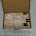 6 PCS 1 mL Glass Eye Droppers with Clean Brush for Essential Oils, Lab, Health Care, Crafts - Glass Dropper, Eye Dropper, 1mL Pipettes Dropper, Medicine Dropper