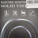 8.5x2.0 Solid Tire, 50/75-6.1 Scooter tire 8 1/2x2 Inch Replacement Tire, Fit for isinwheel S9 pro iScooter i9/ i8 Electric Scooter, Explosion-Proof Wheel, Red 2pcs