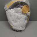 Portable Baby Bouncer Seat with 8 Melodies, 3 Vibration Levels & Adjustable Volume, Foldable Infant Bouncer Rocker with Safety Harness for Baby 0-6 Months, Indoor & Outdoor Use BR2405 (Yellow)