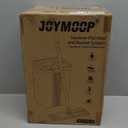 JOYMOOP Mop and Bucket Set with Wringer, Flat Mops for Floor Cleaning, Wall Mop Cleaner with Long Handle, Hardwood Floor Mop with 4 Microfiber Pads