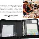 sale Card Display Album,100 pockets and 100 label papers,Used for retail,craft fairs trade shows sell holiday greeting card,postcard,photo,sticker,finished paintings,CD disc (black)