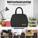 Douyadady Lunch Bag Women/Men Lunch Box Women/Men (black)