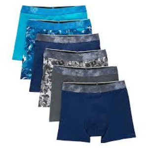 Hanes boys Performance Tween Boxer Briefs Underwear, Assorted Prints & Solids, 5-pack (M)