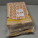 300 Pack Kraft Paper Bread Bags for Homemade Bread w/Clear Window & Seal Stickers | 11.8x4.7x3.5in Medium Bakery Bags Used for Baked Goods Packaging, Sourdough Storage Cookies, Snacks
