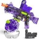 Electric Water Guns for Adults, Strongest Automatic Water Gun Powerful 520CC+ Squirt Water Gun, 36 FT Long Range Water Guns Transparent Watergun Toy for Summer Outdoor Pool Party for Kids