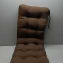 Waterproof Indoor/Outdoor Bench Cushion, Swing Cushion, Thicken Patio Bench Rocking Seat Pad for Lounger Garden Patio Lounger Bench,Wicker Loveseat Settee (Coffee)
