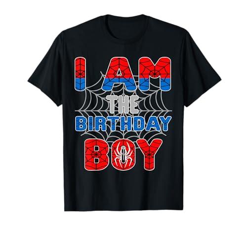 Spider Web Birthday Party I'm The Birthday Boy T-Shirt ,size extra small