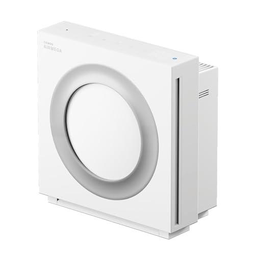 COWAY Airmega Mighty2 Air Purifier, Next Gen of AP-1512HH, for Large Room & Home Cleans up to 1,800 ft², IEST certified HEPA and Active Carbon for Allergies, Smoke, Dust, Pets & Mold, AP-1512N(W)