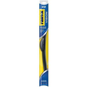 Rain-X 22'' Vision Wiper Blade, Standard Beam, All Weather Performance Curved Smooth Wipe