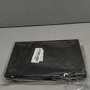 Bathroom Counter Organizer Wood Pedestal Stand Farmhouse Decorative Tray Soap Holder for Kitchen Decor, 9" x 6" - Black