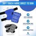 Shin Splint Ice Packs, HSA and FSA Eligible Reusable Hot and Cold Therapy Wrap | Leg or Calf Pain Relief | Advanced Soft Gel Technology | Freezable and Microwavable | Running Injuries & Recovery