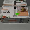 BLACK+DECKER Kitchen Wand Cordless Immersion Blender, Hand Blender with Charging Dock, Grey