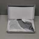 Silicone Bath Pillow, New Material Bath Pillows for Tub Head Neck and Back Support, Bath Tub Pillow with 4D Press Inflatable Airbag and Non-Slip Strong Suction Cups, Quick-Drying, Easy to Store, Gray