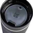 STANLEY Cafe To Go Travel Mug 16 oz | Leakproof Two-Part Drink Through Lid | Tumbler Cup for Coffee, Tea and Drinks | Insulated Stainless Steel Coffee Mug | BPA-Free | Black 2.0