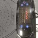 Vibration Plate Exercise Machine, Compact Vibration Platform for Full Body, Vibrating Plate for Lymphatic Drainage with Resistance Bands(Lacquer Black)