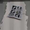 BYFU Slim Bathroom Storage Cabinet, Small Bathroom Floor Cabinet Freestanding Organizer with Door and Open Shelf for Kitchen Living Room Narrow Space (31.5" H x 9.8" W x 7.9" D)