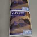 The Honest Company Comfort Dry Disposable Overnight Diapers for Sensitive Skin, Hypoallergenic, Baby Cozy Cloud and Star Signs Design Club Box Size 5 (27 lbs) 40 Count