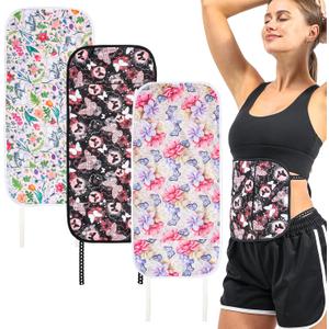 KANAV 3 Pack Castor Oil Packs for Liver Detox - Reusable Organic Cotton Flannel Castor Oil Pack Wrap for Constipation Insomnia and Inflammation (Oil Not Included)