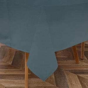 Majestic Giftware PU Faux Leather Rectangle Tablecloths | (TCE18-54200) Teal Rippling Waterproof & Spill Proof Dining Table Cover | Decorative Washable Tablecloth for Home, Kitchen, Party (54X108)