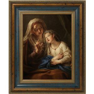 Classical Plein Air Frame for 20x24 Handmade Oil Paintings,Blue Gold