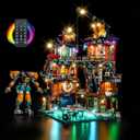 LED Lighting Compatible with Lego NINJAGO City Workshops 71837 Light Kit Compatible with Lego 71837, NOT Included The Model Set - JUST Lights
