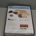 Cooling Twin. Mattress Protector Waterproof Ultra Soft Matressprotector for College Dorm Room Extra Long Twin Bed Noiseless Smooth Jersey Top Fitted Cover with Stretchy Pocket