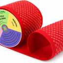Mandala Crafts 3 Inch Red Non Slip Silicone Gripper Elastic Band