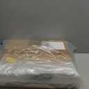 Nintiue Dimmable Gold Floor Lamp, 1000 LM LED Edison Bulb Included, Arc Floor Lamps for Living Room with Black Shade, Modern Standing Lamp Tall Lamps for Living Room Bedroom