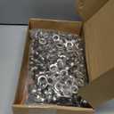 Grommet Tool Kit Eyelet Plier: IMLIKE Handheld Puncher Set with 500pcs 3/8 inch (10mm) Silver Grommets, Manual Eyelet Kits Press Machine for Banner