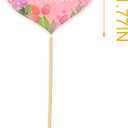 LUOZZY 48 Pcs Happy Mother's Day Cake Topper Creative Heart Cupcake Dessert Picks Mother's Day Cake Cupcake Decorations Party Supplies