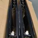 Durable 1 inch 3-Ring Binder, 1" Round Ring Binder with 2 Inside Pockets, Bulk Basic Binders, Clear View Cover 1-inch Binders Holds 8.5'' x 11''Paper for Office/Home/Back to School（Pack of 12, Black)