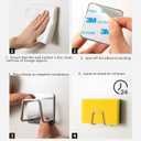 2 x 5-Pack Adhesive Sponge Holder for Kitchen Sink Caddy Accessories SUS304 Stainless Steel, Quick Drying