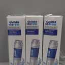 GOLDEN ICEPURE UKF8001 Replacement for MAYTAG UKF8001, Whirlpool Filter 4 EveryDrop EDR4RXD1, 3 pack, Mfi2570fez Msd2651heb, Kitchenaid Krfc300ess01, KENMORE 469006, RWF0900A Refrigerator Water Filter