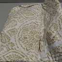 Elrene Home Fashions Savannah Boho Paisley Water- and Stain-Resistant Vinyl Tablecloth with Flannel Backing, 60 Inches X 84 Inches, Rectangle, Taupe