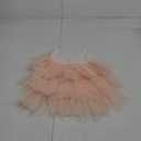 Topmaker Backless A-line Lace Back Flower Girl Dress (1T, Non-beads-pink)