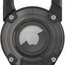 Heavy Duty Carabiner Keychain with AirTag Holder,Alloy Car Fob keychain with AirTag Holder,Sturdy Scratch-Resistant Key Holder with AirTag Case, for Apple AirTag, Keys,Badges