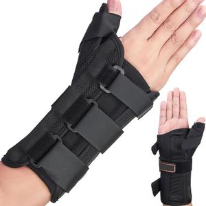 Medibot Wrist Brace & Thumb Spica Splint, for De Quervain's Tenosynovitis, Tendonitis, Carpal Tunnel & Arthritis Wrist Support Thumb Splint (Right Hand - Large)