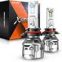 SEALIGHT 9005/HB3 30000LM Bulbs, 6500K Cool White 9005 Fog Lights with 15000RPM Cooling Fan, 60,000-hour Ultra-long Lifespan, Plug-N-Play, Pack of 2