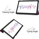 Tablet Cover for Huawei Mediapad M6 10.8 2019 SCM-W09 SCM-AL00, Folio Stand Lightweight Leather Case for Huawei Matepad 10.8 2020 SCMR-W09 SCMR-AL09 (KST-Purple)