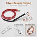 Taidda Gold Plating Pen, Lightweight Portable Silver Gold Plating Tool Electroplating Pen Jewelry Making Accessory for Jewelry Making and Repairing