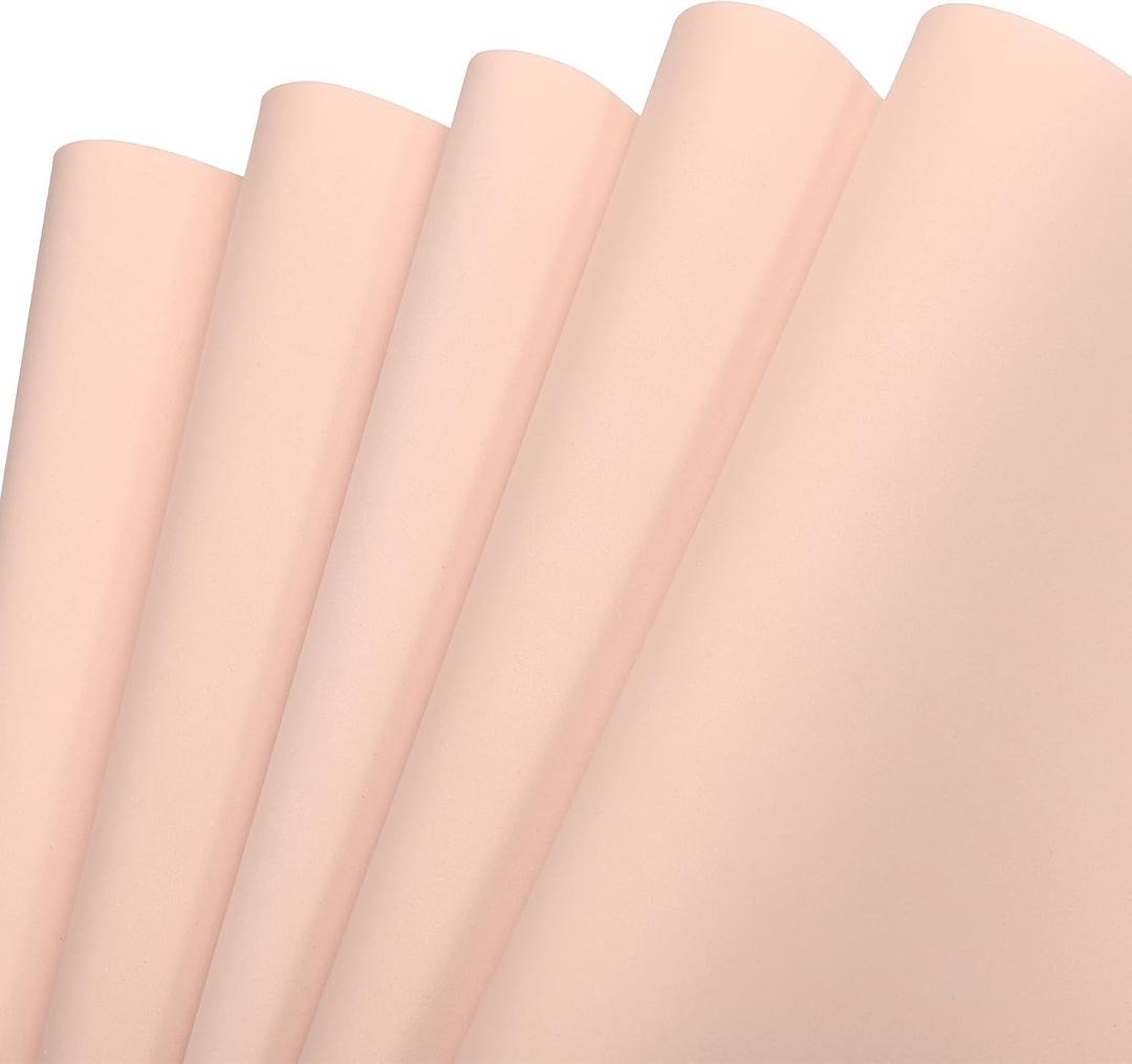 MECCANIXITY EVA Foam Sheets Skin Tone 19.7 Inch x 19.7 Inch 1mm Thick Crafts Foam Sheets for Costumes, Arts and Crafts Projects Pack of 5