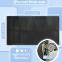 Foldable High-Density Washer Dryer Mat, 68 x 29.5 in, Noise Reduction Anti-Vibration Mat, Waterproof & Non-Slip, Floor Protection Ideal for Late-Night Laundry & Pet-Friendly Homes