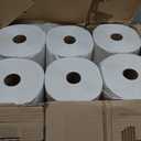 Tork Universal Hand Towel Roll White, Compatible with H21 Dispensers, 100% Recycled Fiber 6 Rolls x 800 Ft (RB8002)