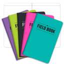 Elan Publishing Company Field Notebook/Pocket Journal - 3.5"x5.5" - Assorted Colors - Lined Memo Book - Pack of 5
