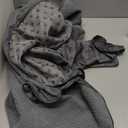 Dog Steps for Bed, 18" H Dog Stairs for Small Dogs, 4-Tier Pet Stairs with Washable Cover, Non-Slip Pet Steps for Dogs to Get On Bed (Grey)